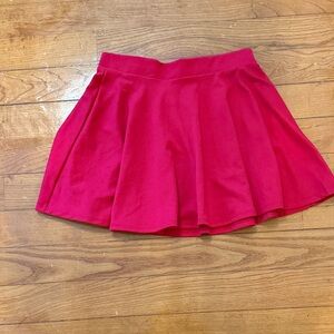 Wet Seal Vibrant Red Skater Skirt
